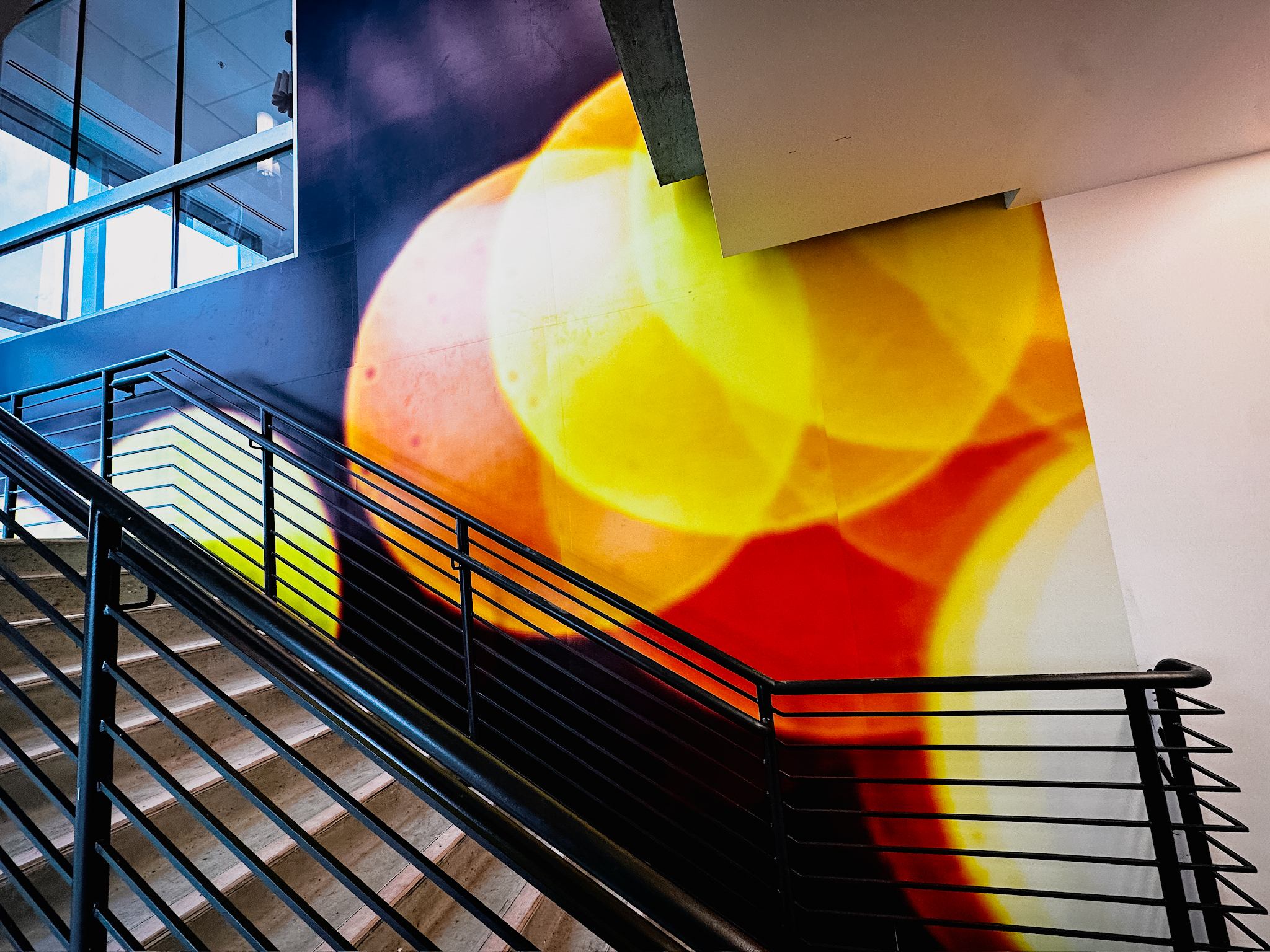 1,856 Square Feet of Stairwell Graphics Installed at Sabey Data Center in Ashburn, VA