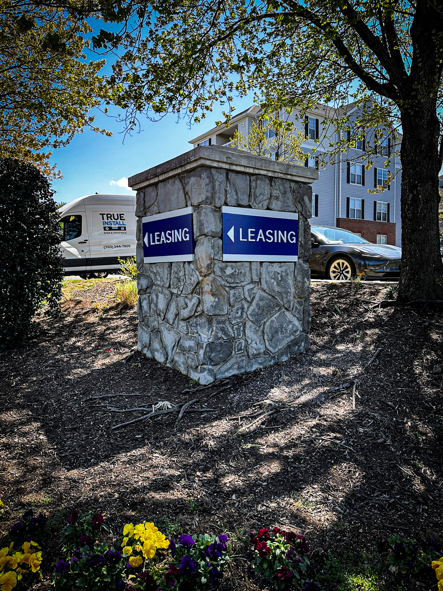 Monument Sign Installation
