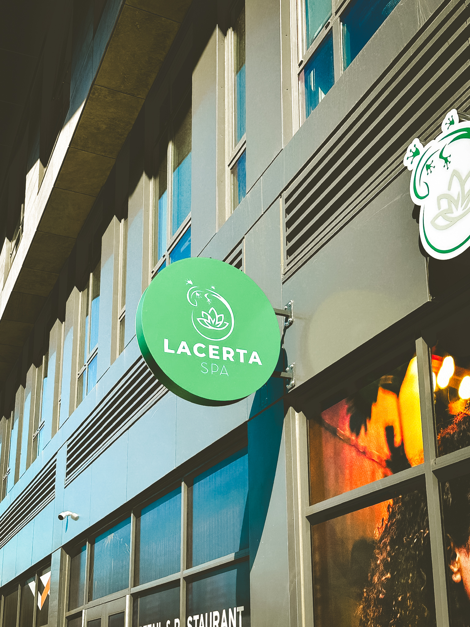 Lacerta Outdoor Sign Installation