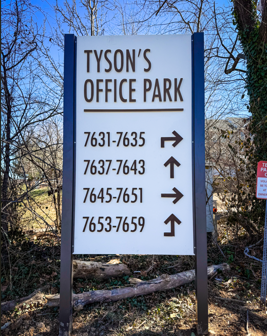 Wayfinding Signage Parking Lot