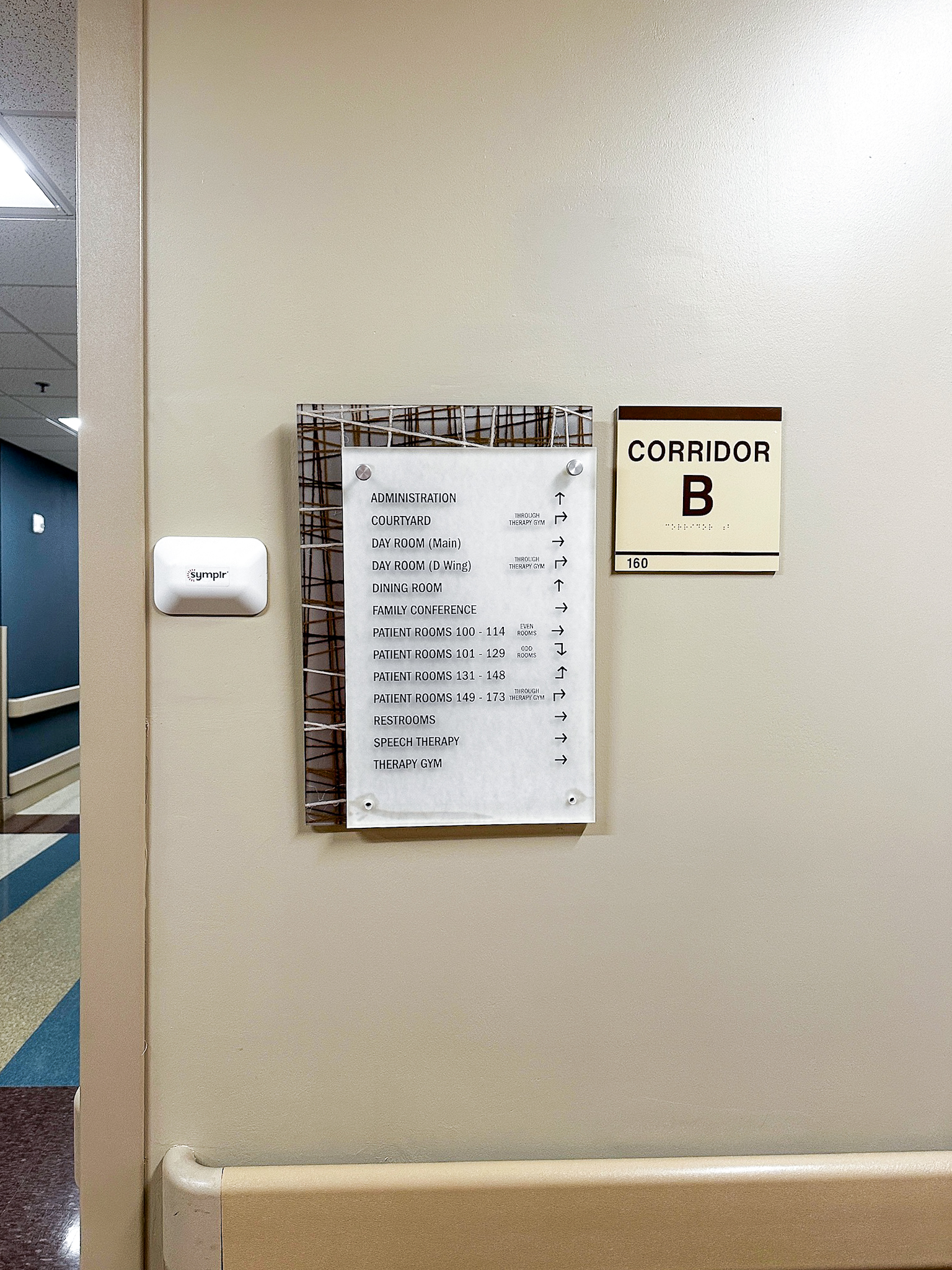 ADA Wayfinding Directory Sign Installation