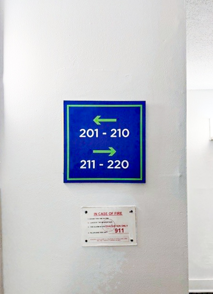 Interior Wayfinding Signage Installation