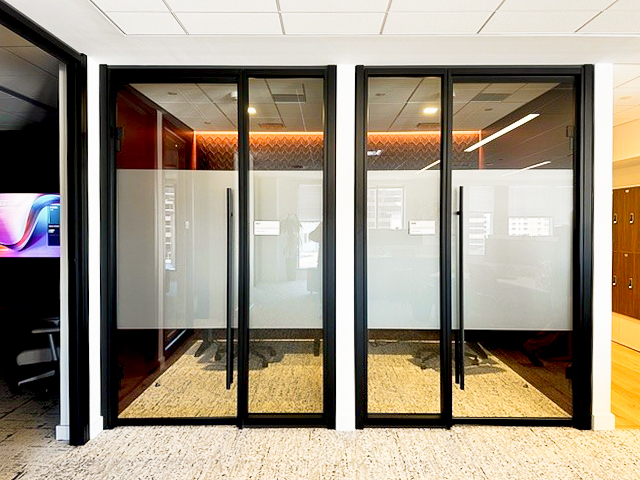 Frosted Privacy Glass Meeting Room Vinyl Di-Noc