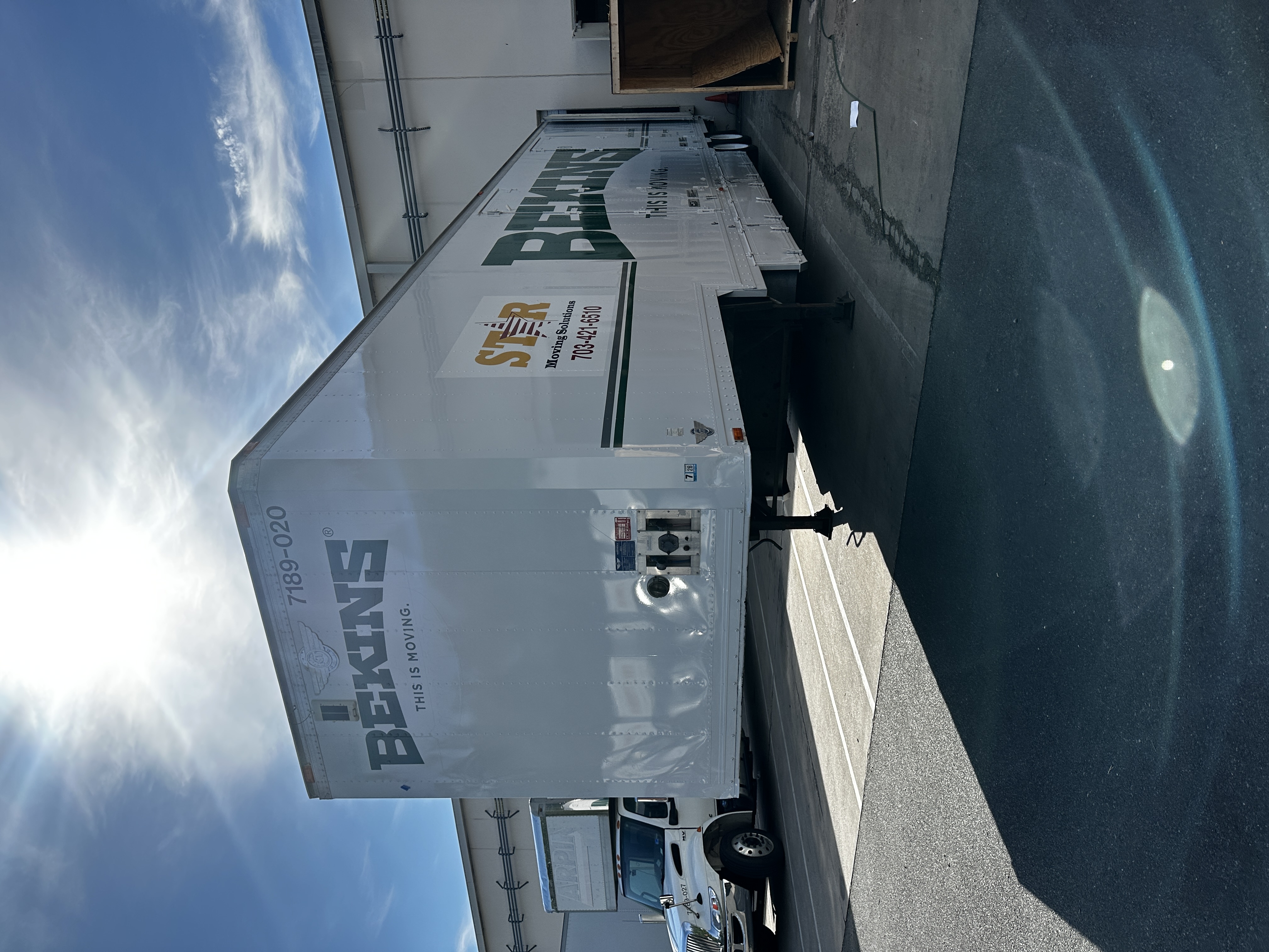 Bekins Semi Trailer Class 8 Spot Graphics