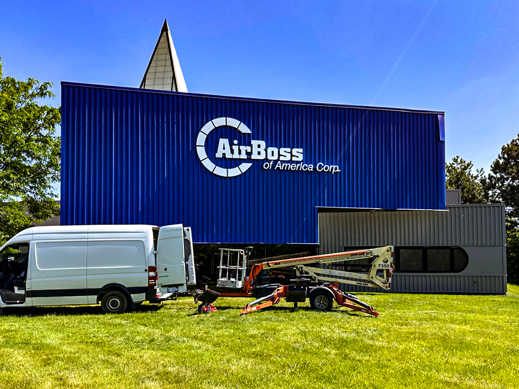 Dimensional Sign Installation Corporate Signage Branding