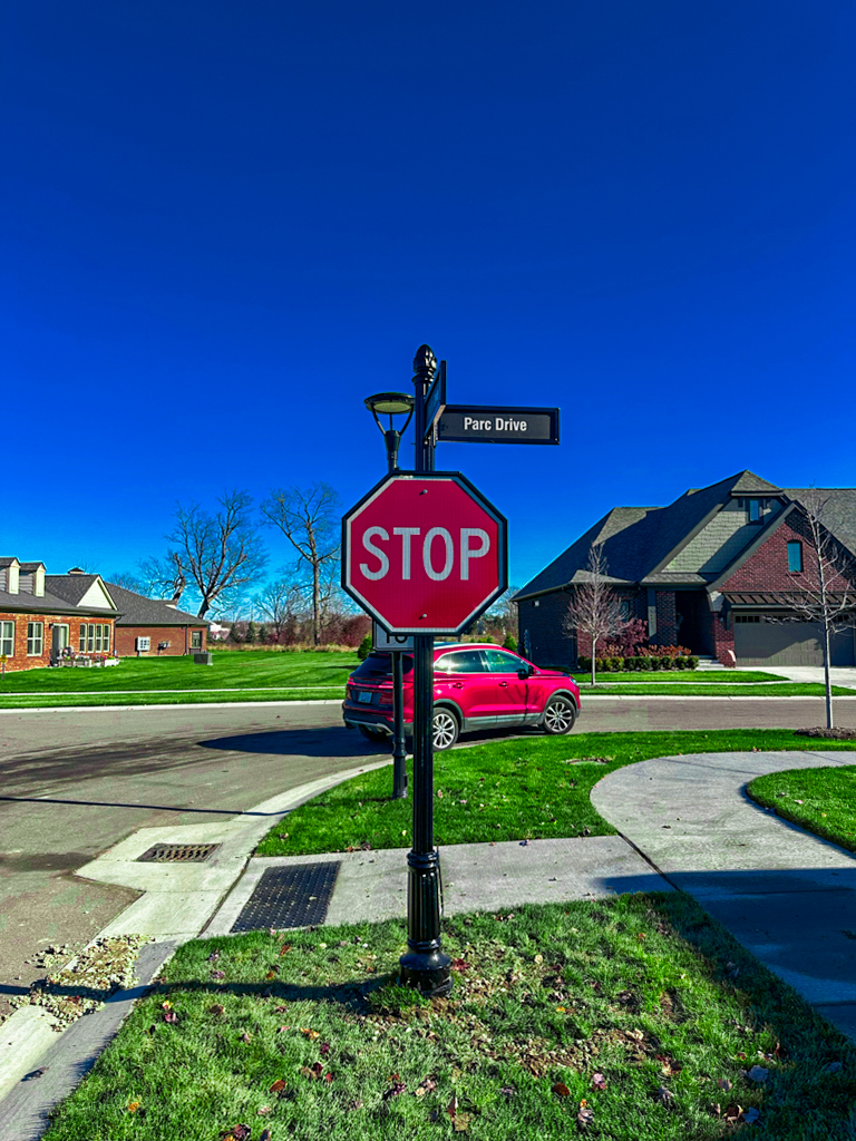 Wayfinding Street Sign Installation