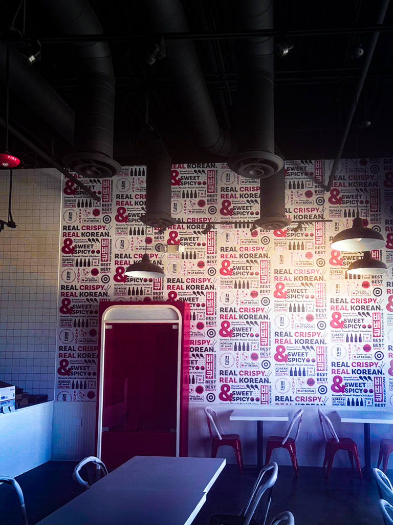 Restaurant Wall Mural Adhesive Vinyl